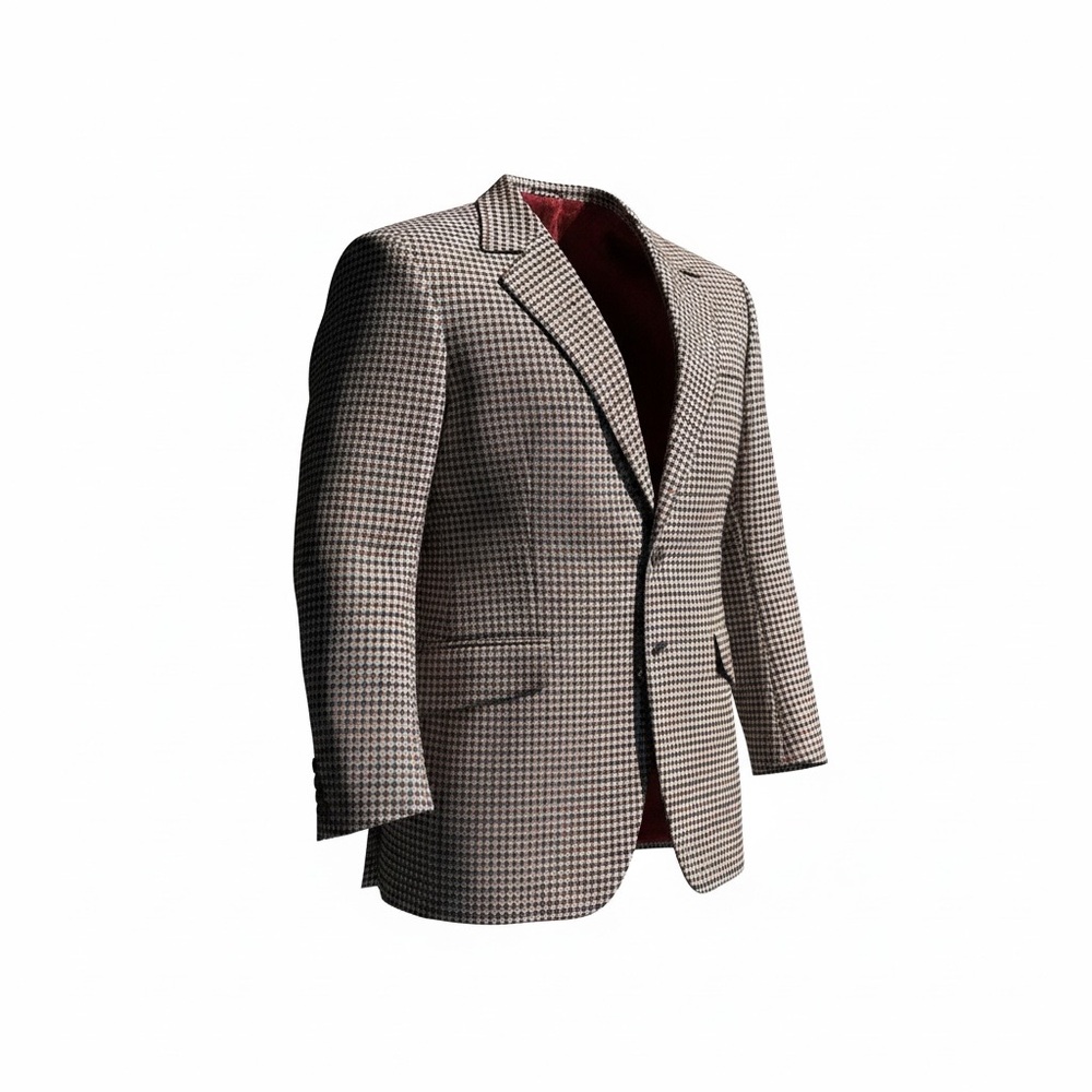 Vintage Jackman Black and White Checkered Sport Coat